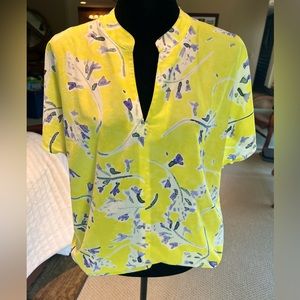 CAbi yellow shirt, size Large